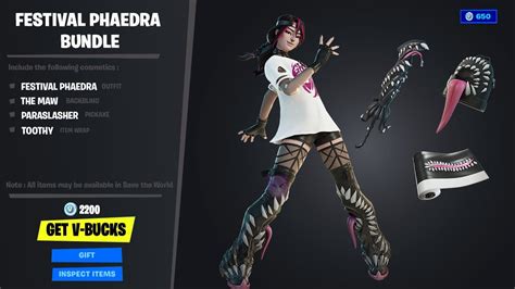 *NEW* Fortnite Festival Phaedra Bundle [Full Showcasing] - Festival ...