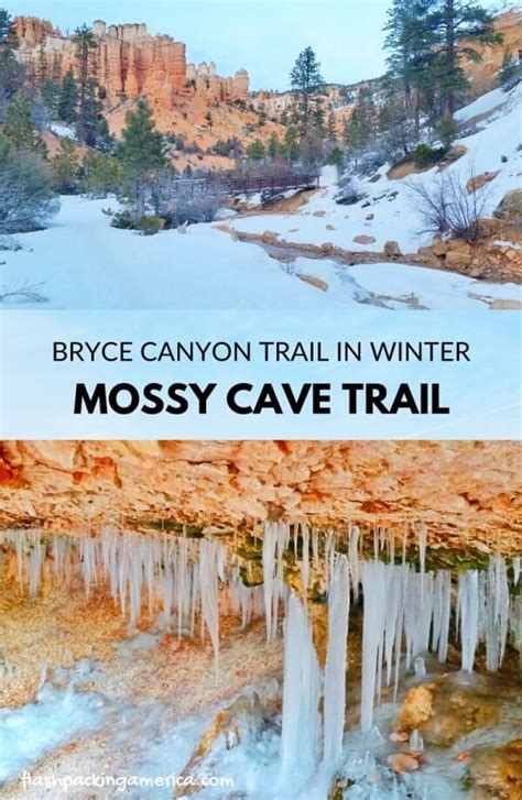 Mossy Cave Trail in winter - short possibly icy hike! Right outside Bryce Canyon National Park ⛄ ...