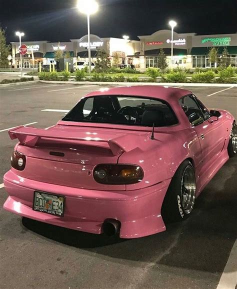 #Mazda #Miata #Modified #Pink #Slammed #Stance | Dream cars, Street racing cars, Tuner cars