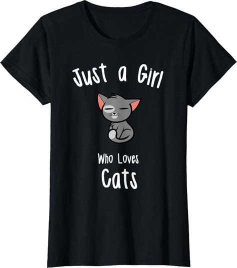 Amazon.com: Cat Shirt for Girls T-Shirt: Clothing