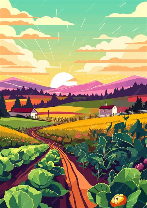 Premium Vector | Vegetable flat vector art illustration