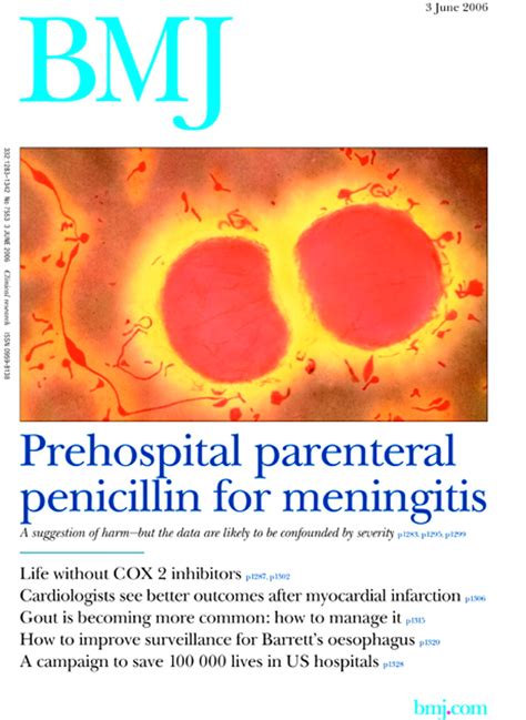 Prehospital parenteral penicillin for meningitis: Urgent review of ...