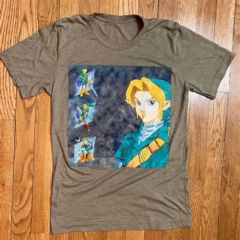 Legend of Zelda ocarina of time t shirt No tag size... - Depop