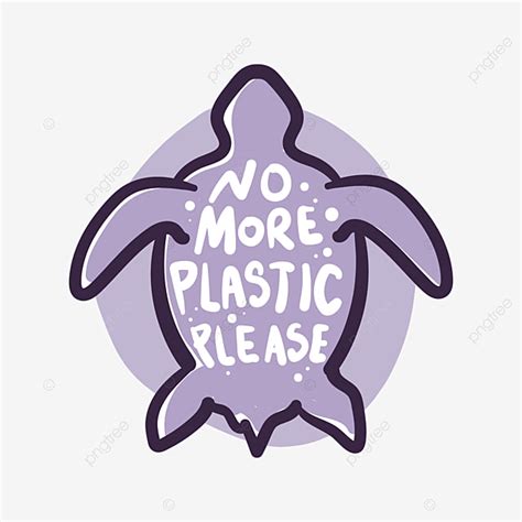 Stop Plastic Pollution Vector Hd PNG Images, No More Plastic Please ...