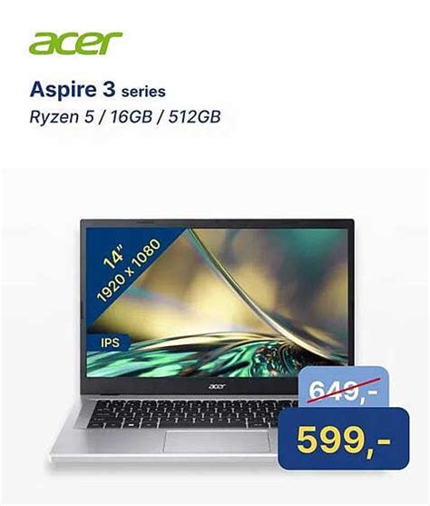 Acer Aspire 3 Series Laptop Aanbieding bij Levix Computershop - 1Folders.nl