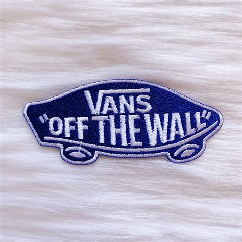 Blue Vans Off The Wall Patch - Nowstalgia
