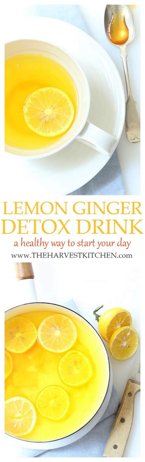 LEMON GINGER MORNING DETOX DRINK