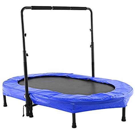 Portable Mini Trampoline with Adjustable Handlebar, Heavy Gauged 40 ...