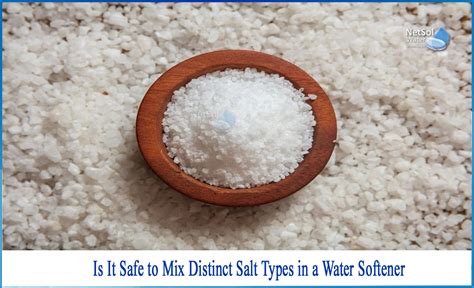 Are there different salt types for water softening