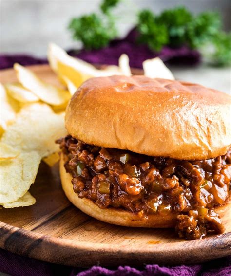 The BEST Homemade Sloppy Joes - The Chunky Chef