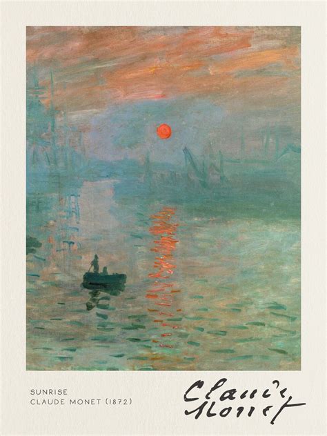 Sunrise - Claude Monet | Reproductions of famous paintings for your wall