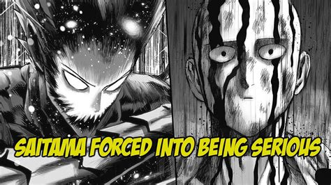 Saitama Forced into being Serious in One Punch Man Chapter 166 Against Garou - YouTube