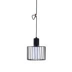 Edison Candice Collection 1-Light Black Indoor Pendant-LD4016 - The Home Depot