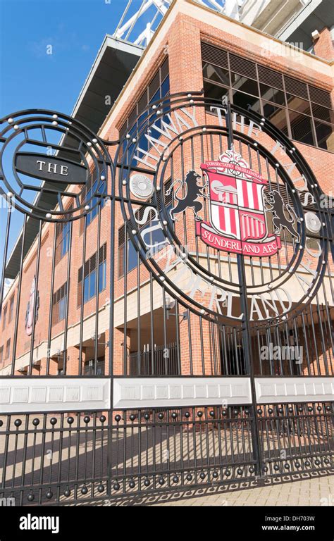 Gates Stadium of Light Sunderland SAFC, Tyne and Wear, England, UK Stock Photo - Alamy