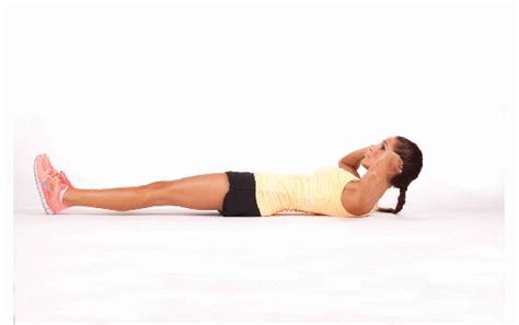 Image result for Alternating elbow-to-knee gif | Ultimate ab workout ...