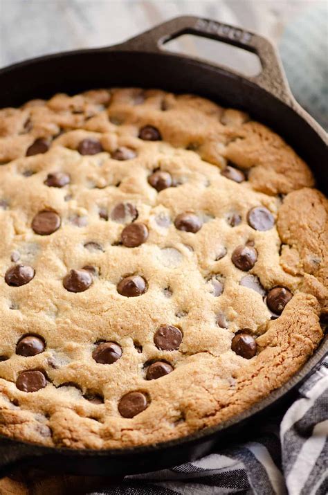 Gooey Skillet Chocolate Chip Cookie