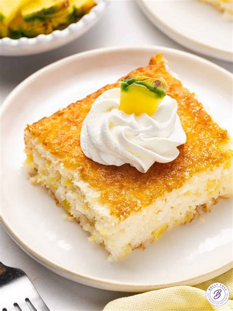 3 Ingredient Pineapple Cake - Belly Full