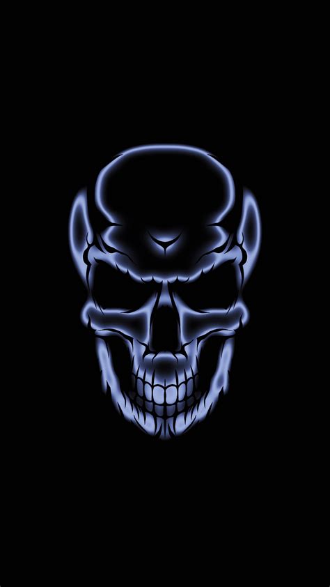 skull, dark, black, artist, artwork, digital art, hd, 4k HD Phone Wallpaper | Rare Gallery