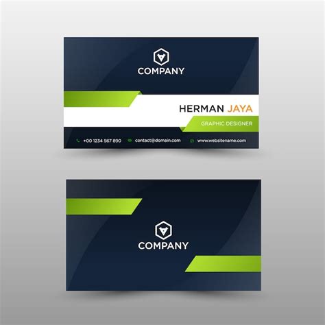 Premium Vector | Bussines card template