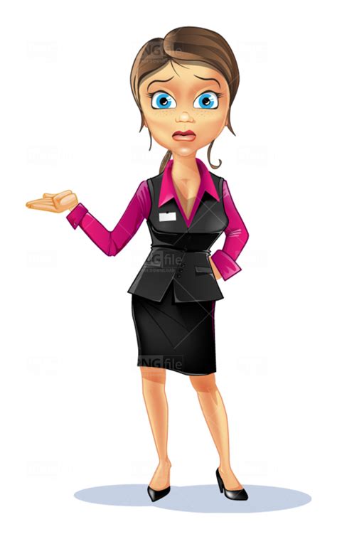 Stressed Business Women Cartoon Character Png - Photo #498 - PngFile.net | Free PNG Images Download