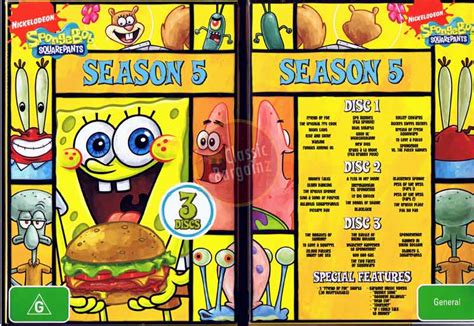 Spongebob Squarepants Complete 5th Season 5 3 DVD NEW | eBay