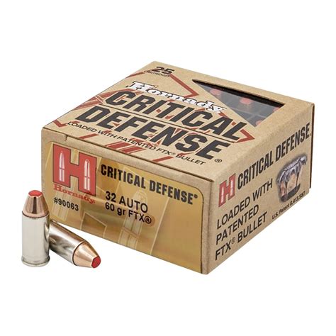 HORNADY CRITICAL DEFENSE 32 AUTO AMMO | Brownells