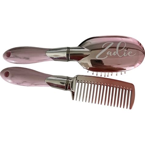 Comb and Brush Set - Etsy