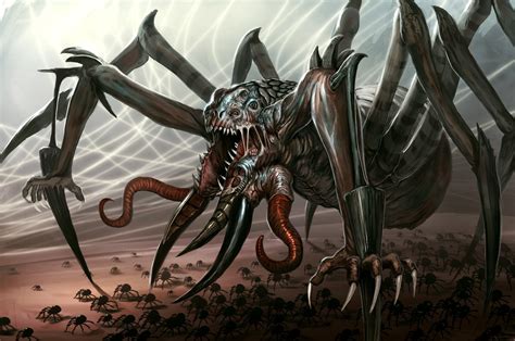 3840x2160 resolution | gray and brown spider illustration, creature ...