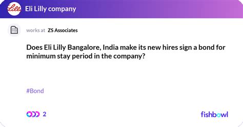 Does Eli Lilly Bangalore, India make its new hires... | Fishbowl