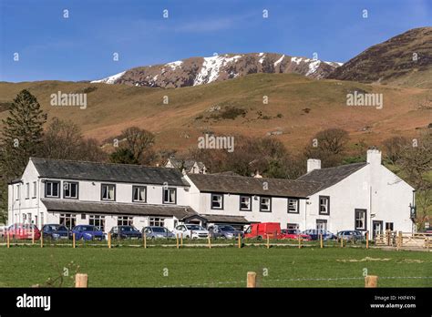 The Fish public house and hotel at Buttermere in the lake district Stock Photo - Alamy