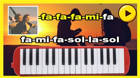 Cómo tocar TITANIC en MELÓDICA fácil Tutorial con animación Chords - Chordify