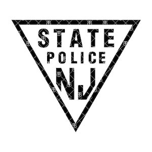 New Jersey State Police Layered SVG Bundle New Jersey Highway Patrol Badge PNG Bundle NJ Trooper ...