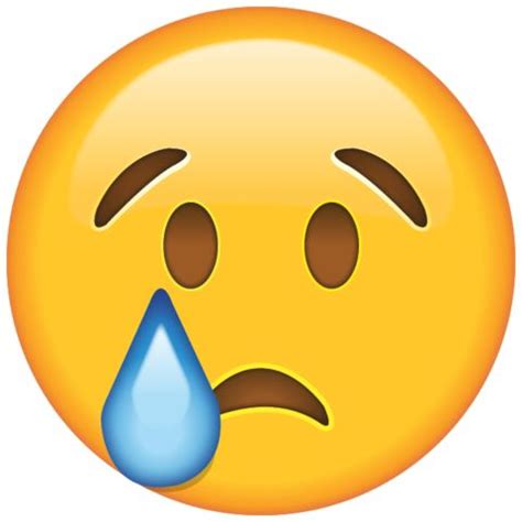 Crying Face Emoji | Crying face, Emoji, Crying emoji