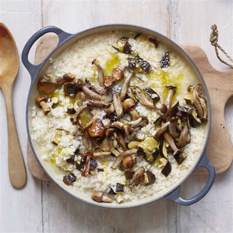 Gordon Ramsay’s baked courgette & wild mushroom risotto - Recipe - Stew ...