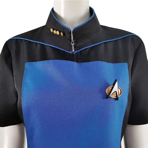 Star Trek Uniform Dress Blue Cosplay Costumes Outfit ACcosplay