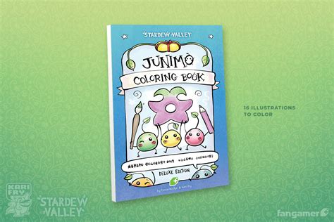 Stardew Valley - Junimo Coloring Book - Fangamer