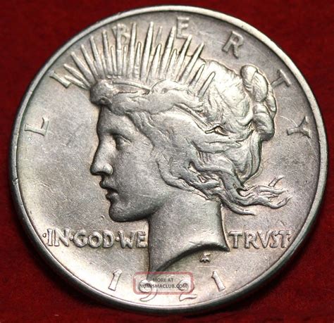 1921 Silver Peace Dollar