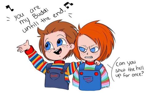 BUDDI CHUCKY & GOOD GUYS CHUCKY • drawing by @nikki_faz Chucky Horror Movie, Horror Movies Funny ...