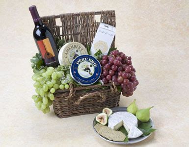 Wine and Food Baskets, Assorted Cheese and Wine Baskets, Wine and ...