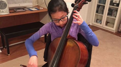 J.C.Bach Cello Concerto in C Minor by Mia Wang, 11 years old - YouTube