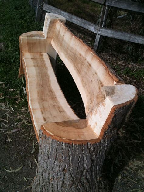 Pin de KnottHead Custom Sawing & FabW en Log Benches from Reclaimed Urban Trees | Muebles de ...