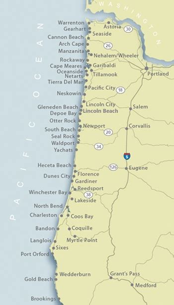 Oregon Coast Map of Vacation Rentals | Book & Save up to 15%