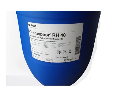 Cremophor RH 40 / Kolliphor RH 40 (BASF), For Industrial, Grade Standard: Pharma & Food at ...