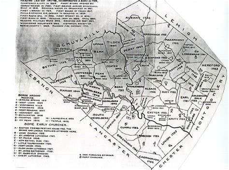 Berks County Pennsylvania Maps, 1878