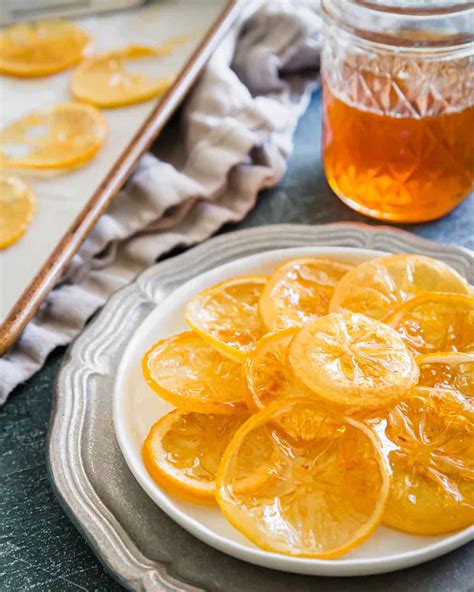 Easy Candied Lemon Slices - How To Make Candied Lemon Slices