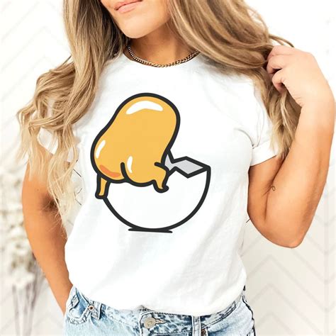 Gudetama Shirt, Gudetama Shirt, Gudetama Cartoon Shirt, Gudetama Egg ...