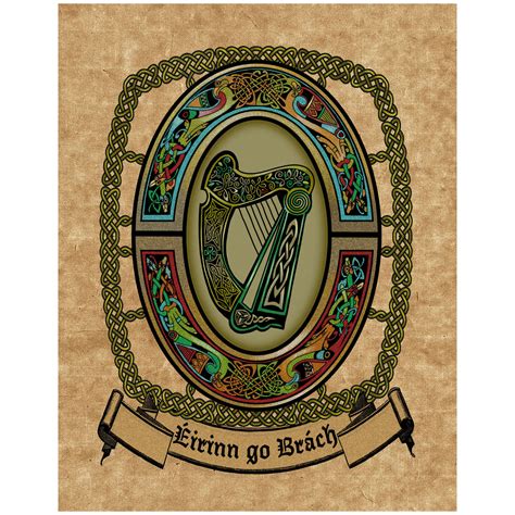 The Harp – National Emblem of Ireland – Bealtaine Fire