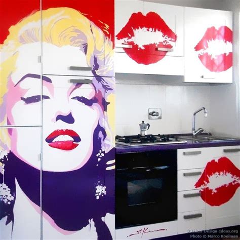 Famous Faces on the Wall - Who's the Fairest of Them All? | Kitchen art, Marilyn monroe pop art ...