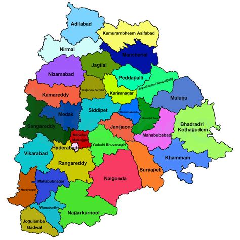 [Solved] Which among the following districts in Telangana State does