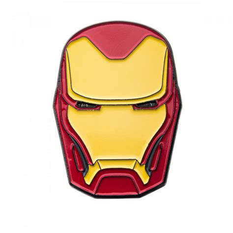 Iron Man Helmet Light Up Pin